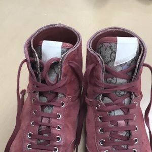 Gucci hightop sneakers size 11